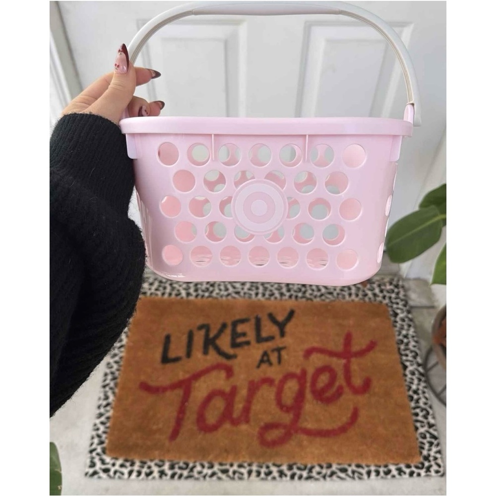 Target Pink Shopping Basket